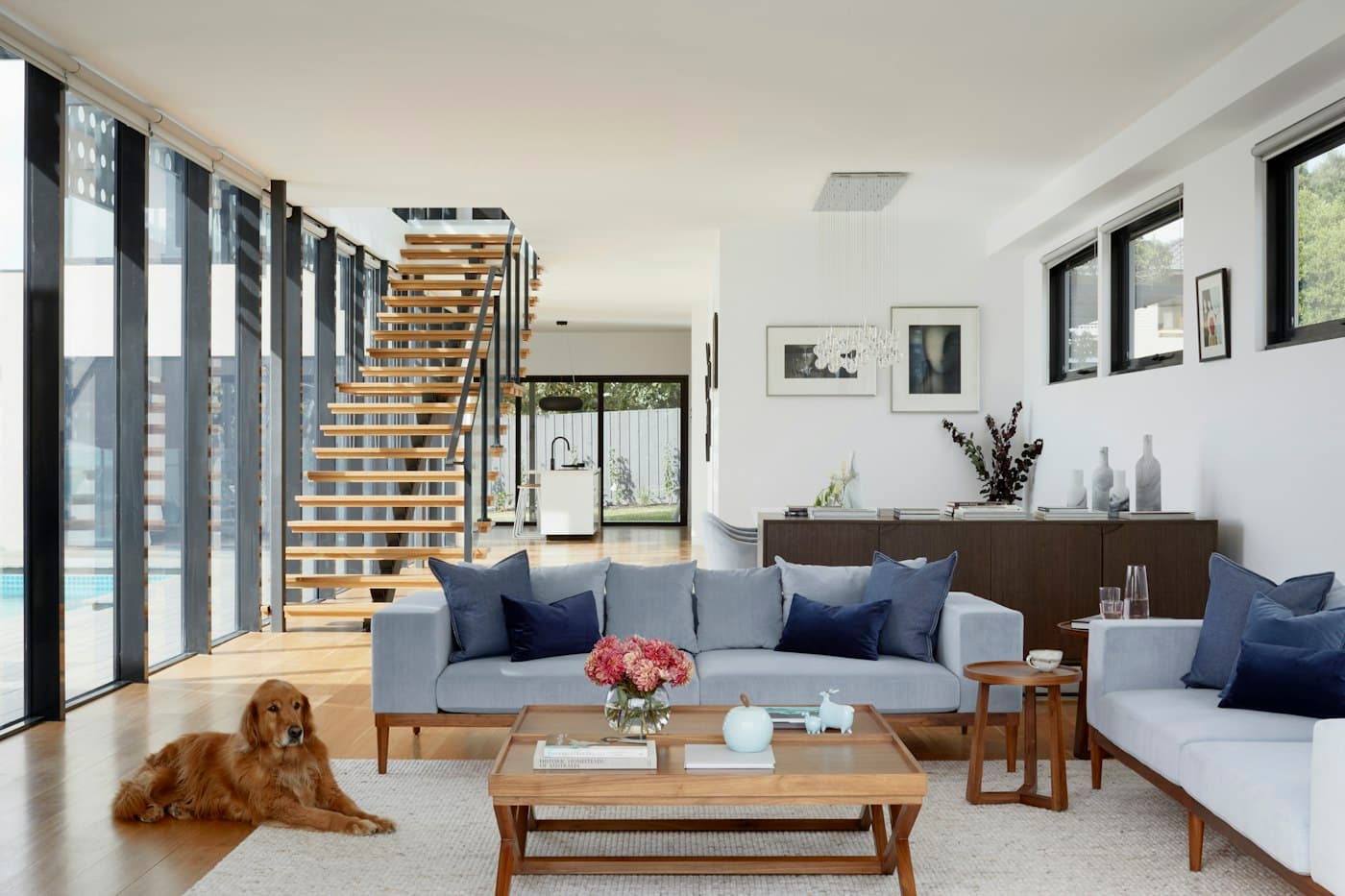 A bright, newly settled home